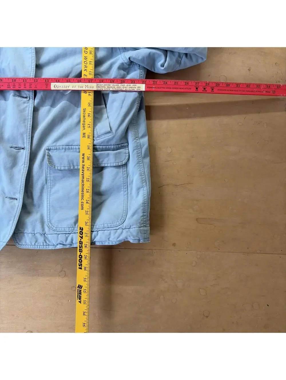 L.L.Bean Women’s Light Blue Insulated Chore Jacket Size L - Picture 4 of 9